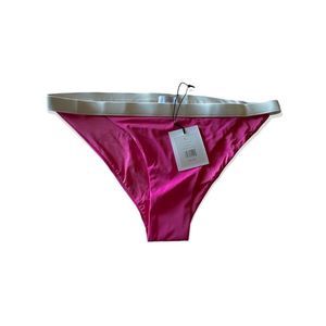 NWT VITAMIN A reversible bikini bottom, size 8, bright raspberry